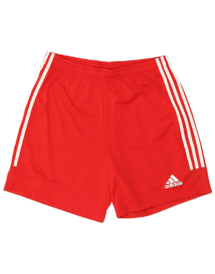 Pantaloncini sportivi Adidas Aeroready da uomo in poliestere rosso medio
