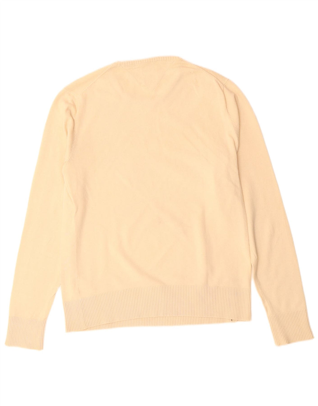 TOMMY HILFIGER Maglione girocollo da uomo piccolo in cotone beige