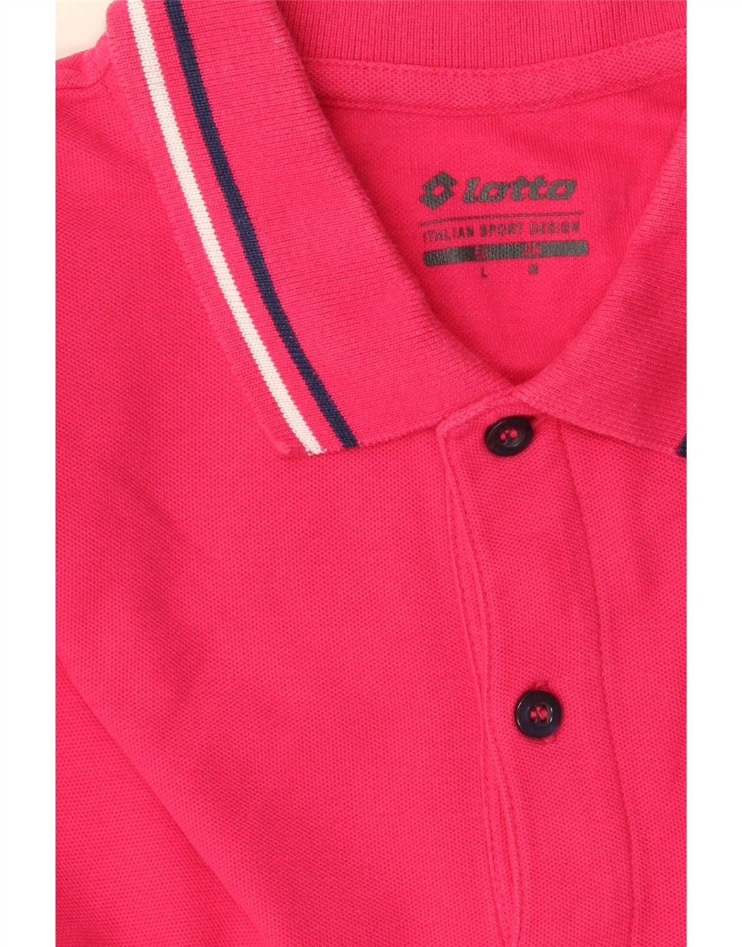 Polo da uomo Lotto grande rosa