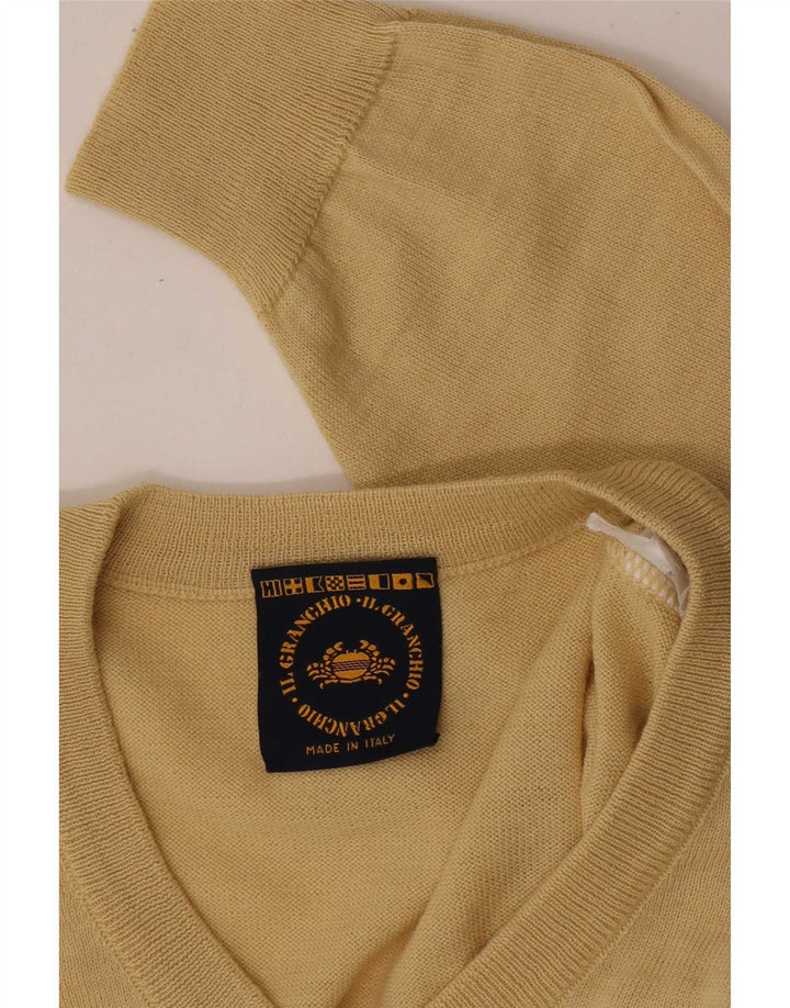 Maglione da uomo con scollo a V Il Granchio Giallo medio