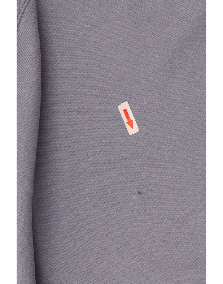 Maglione oversize con cappuccio da donna Zara UK 10 piccolo poliestere blu