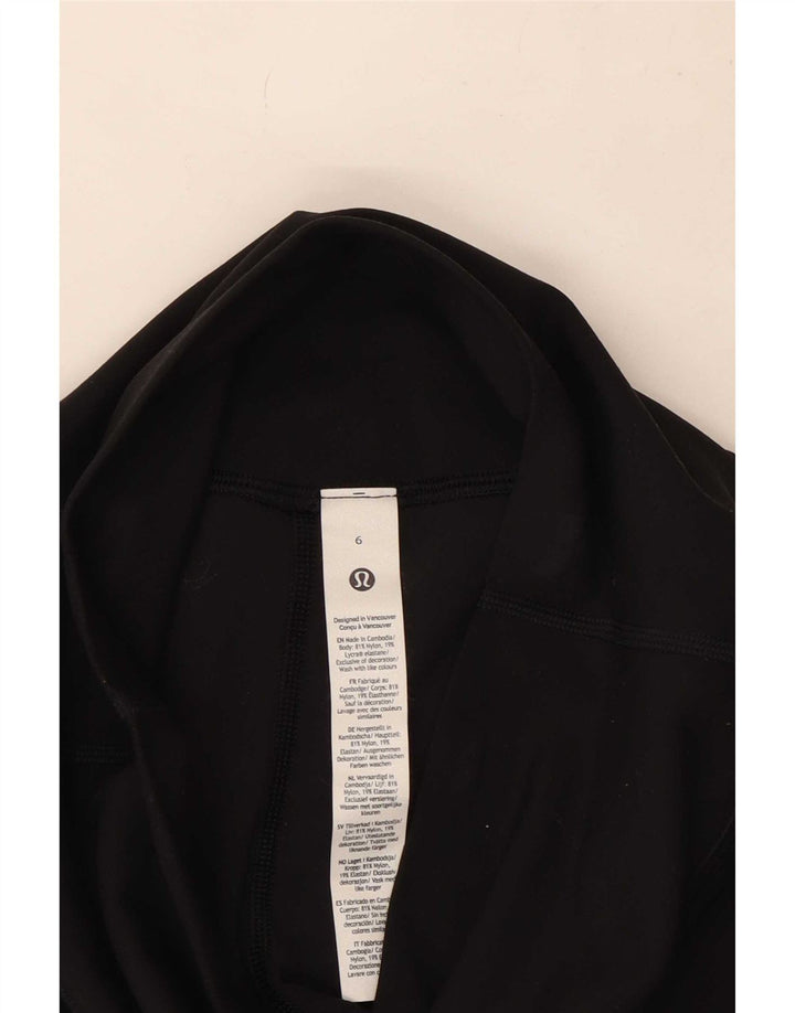 Leggings da donna Lululemon US 6 nylon nero medio