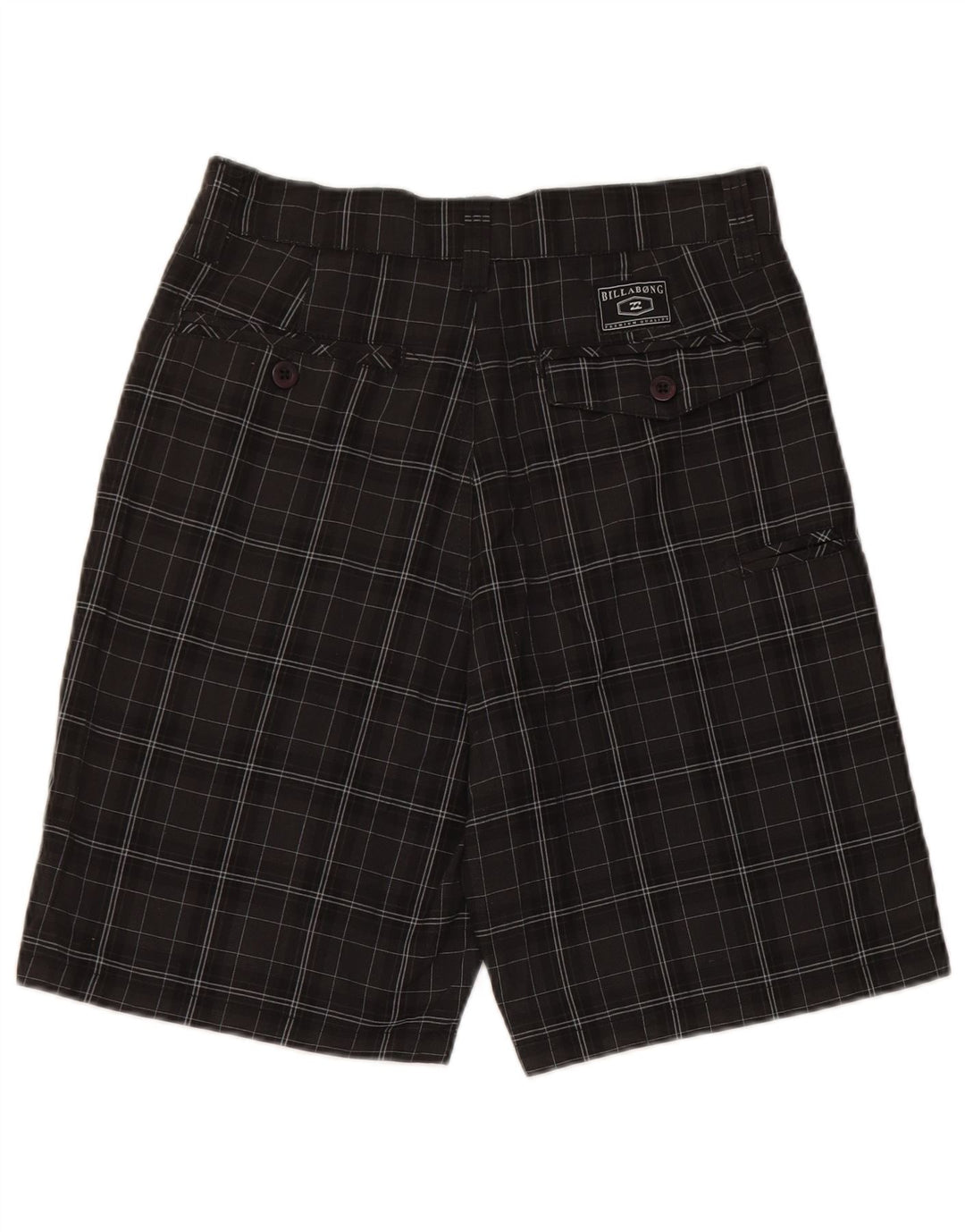 Pantaloncini chino da uomo Billabong W28 piccoli quadri neri