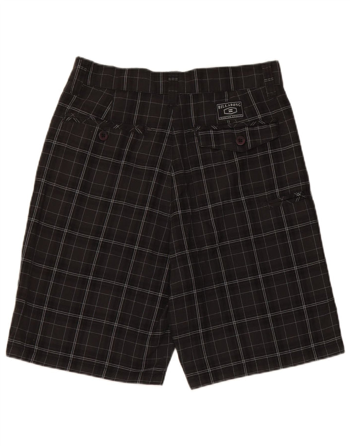 Pantaloncini chino da uomo Billabong W28 piccoli quadri neri