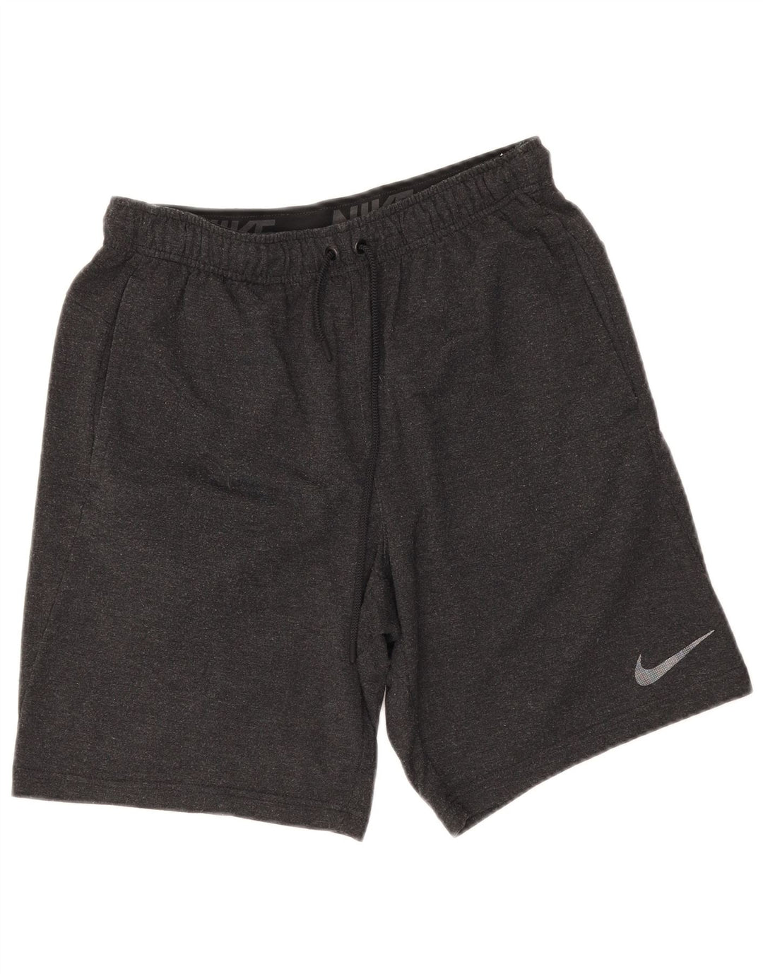 Pantaloncini sportivi Nike da uomo in viscosa chiazzata grigio medio