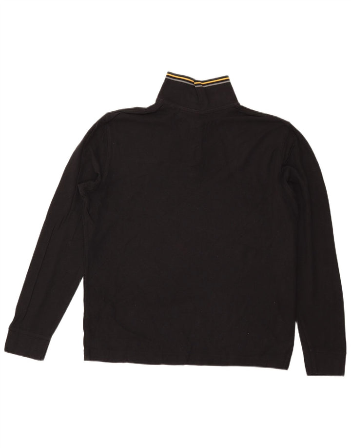 Polo da uomo a maniche lunghe Lotto Large nera