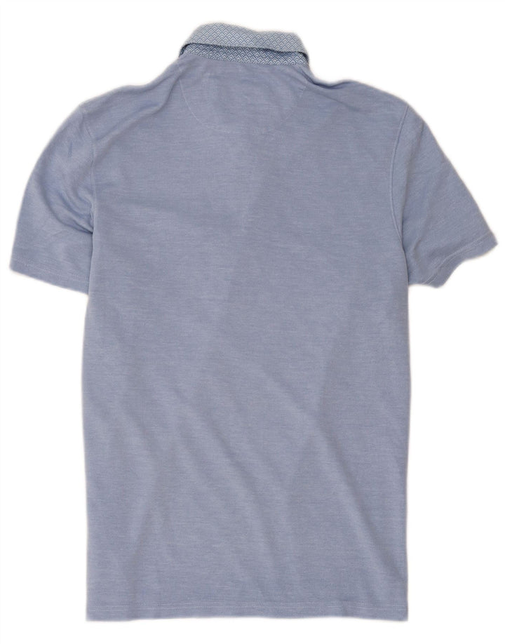 Polo da uomo Ted Baker taglia 3 blu medio modal