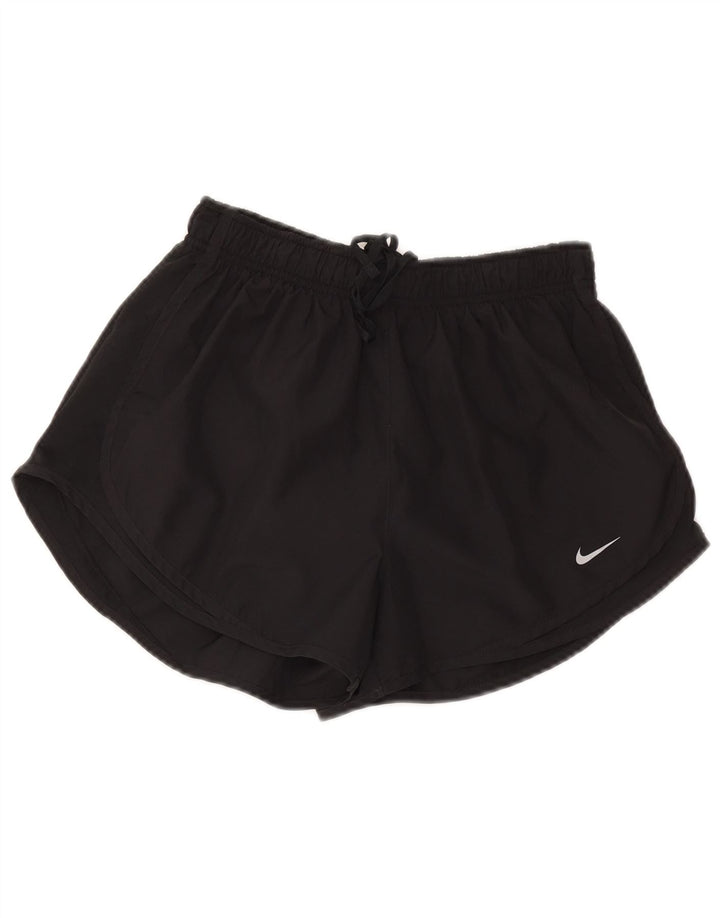 Pantaloncini sportivi Nike Dri Fit da donna UK 12 medio neri