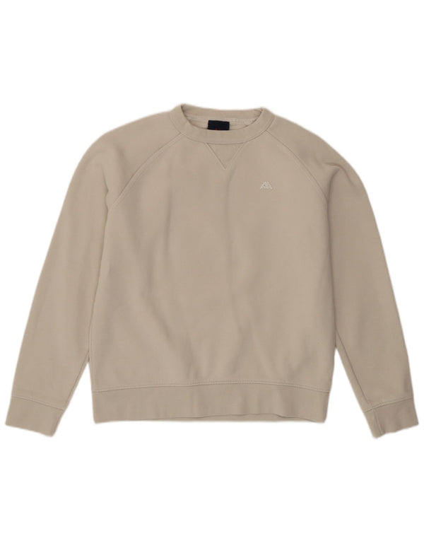 Felpa da donna Kappa Jumper UK 10 Small Beige Cotton