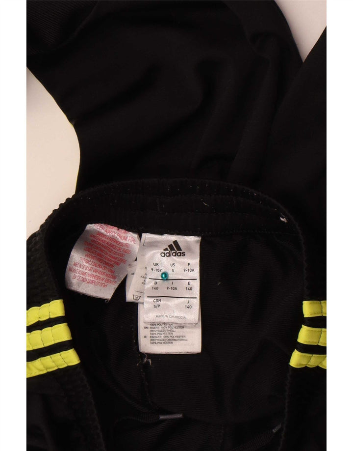 Pantaloni della tuta da ragazzo Adidas 9-10 anni in poliestere nero