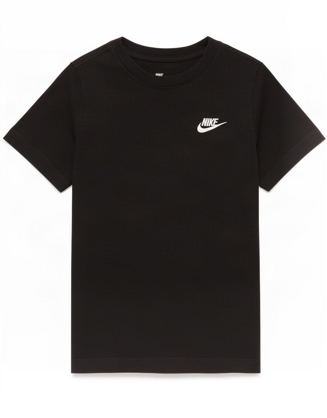 T-shirt da ragazzo Nike Top 10-11 anni cotone medio nero