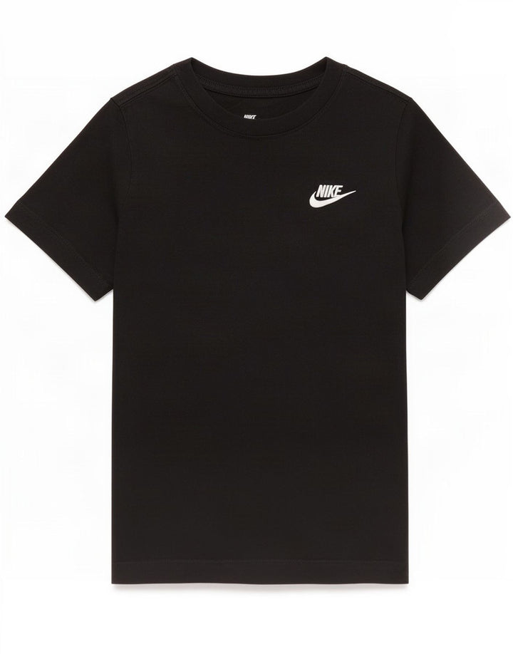 T-shirt da ragazzo Nike Top 10-11 anni cotone medio nero