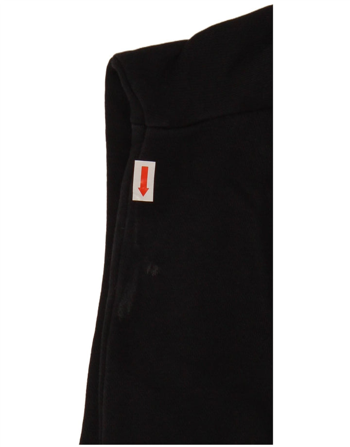 Felpa da donna NIKE maglione UK 16 grande cotone nero