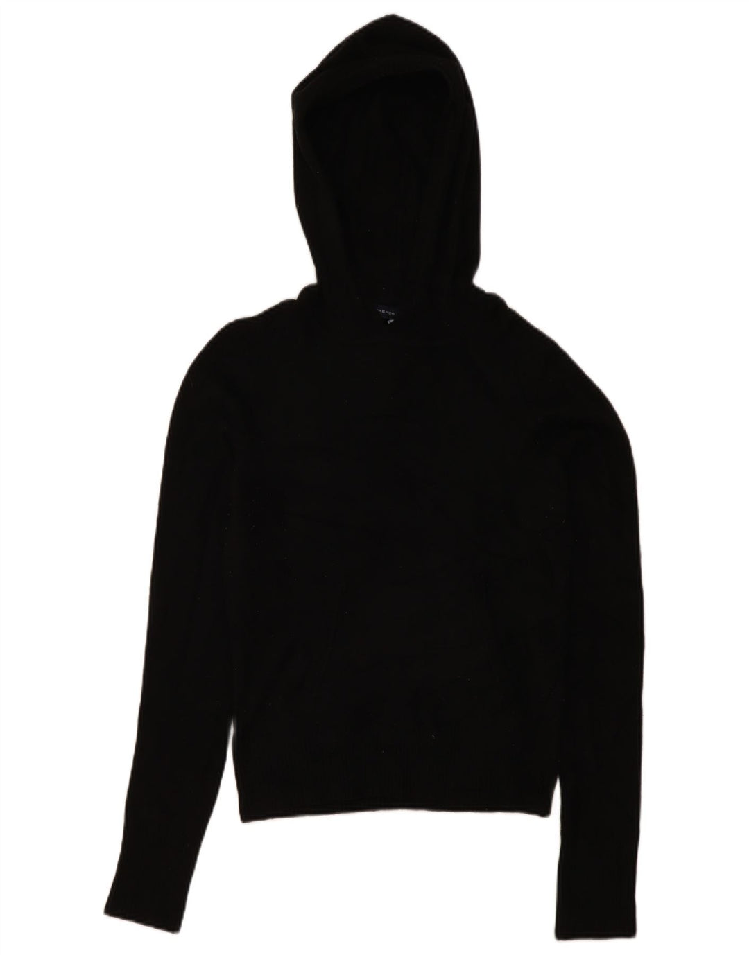 FRENCH CONNECTION Maglione con cappuccio da donna UK 12 Acrilico nero medio