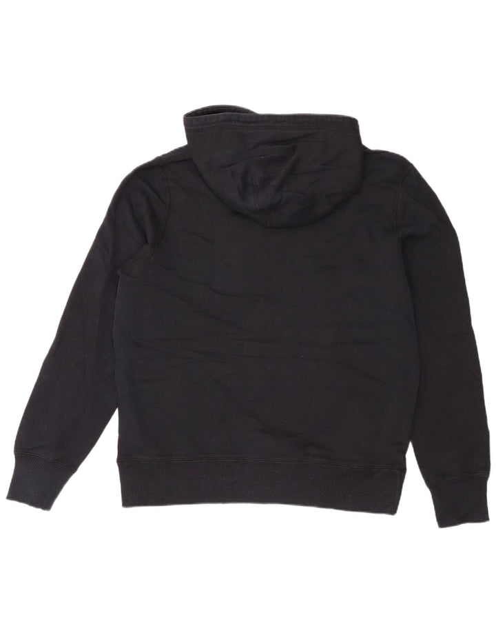 Felpa con cappuccio da uomo Nike, cotone color block medio nero
