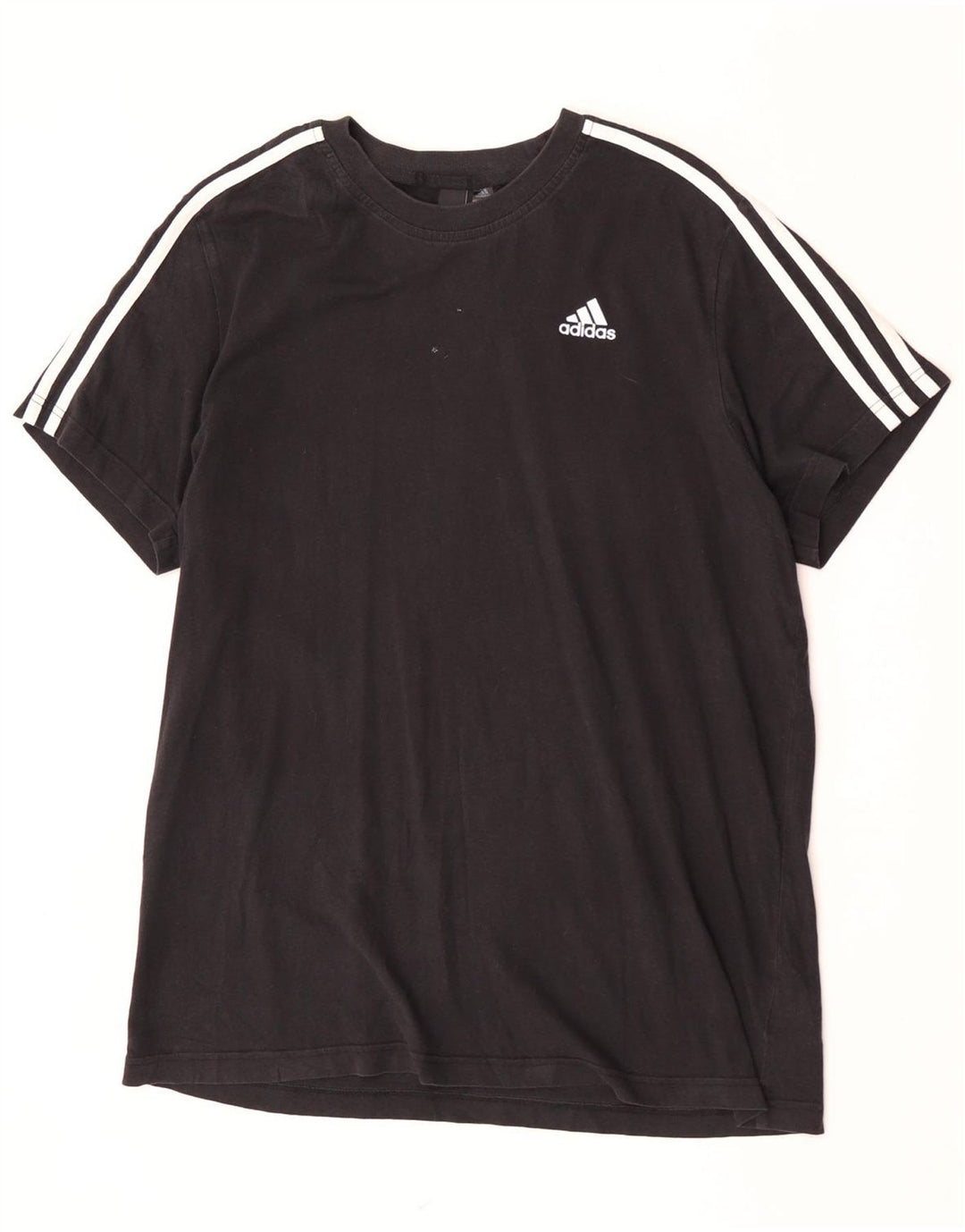 T-shirt Adidas da uomo Top Large in cotone nero