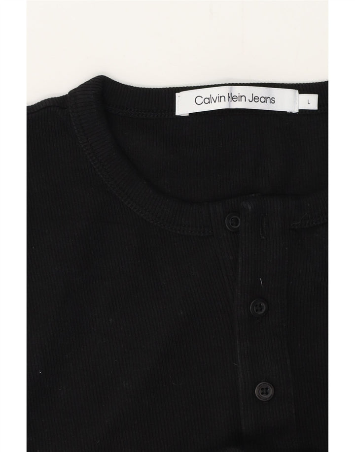CALVIN KLEIN JEANS T-shirt da uomo Top Large Nera