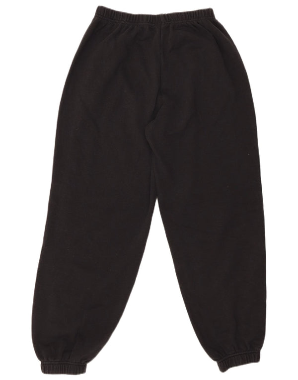 Pantaloni da tuta con grafica Reebok da donna Joggers UK 8/10 Small Black Sports
