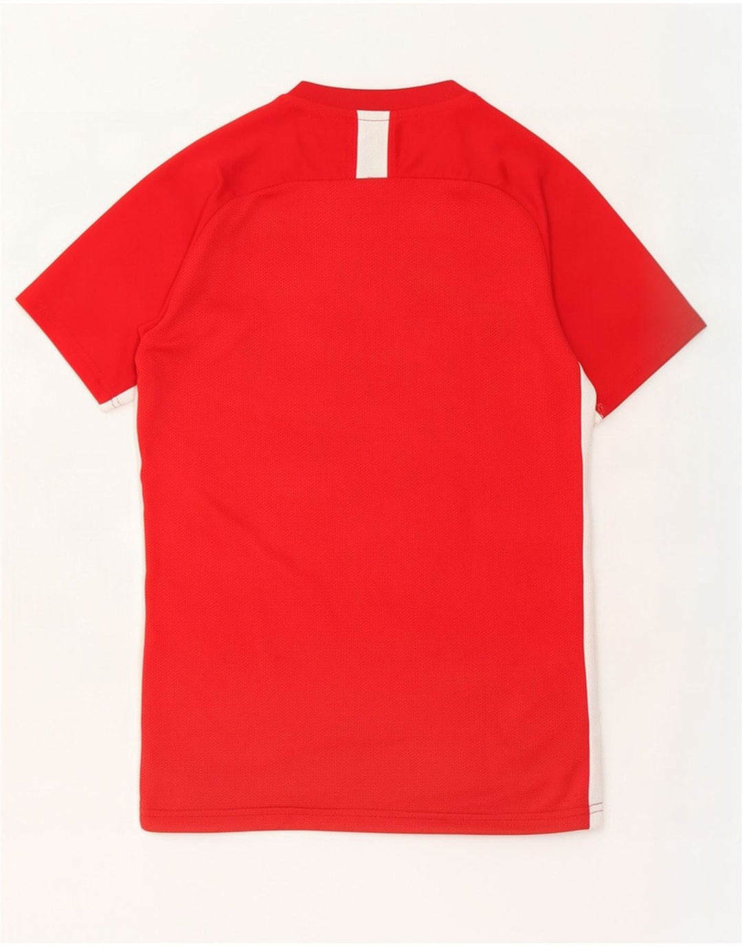 T-shirt Nike Dri Fit da uomo, piccola, in poliestere color block rosso