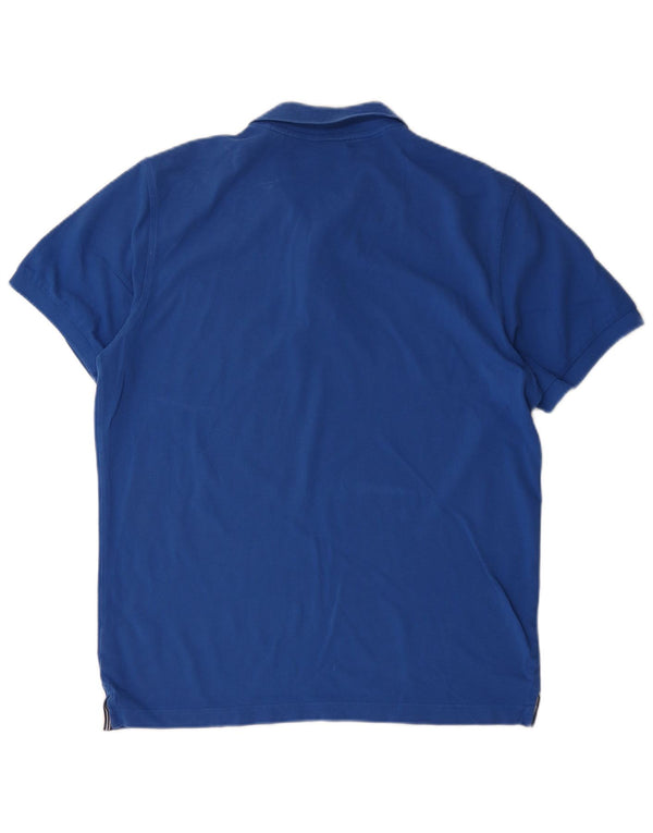 Polo da uomo Gant grande in cotone blu