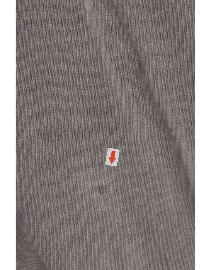 Felpa da uomo Wrangler maglione grande in cotone grigio