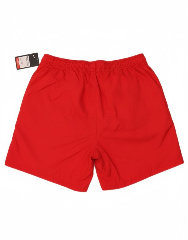 Pantaloncini da bagno Nike da uomo piccoli in poliestere rosso