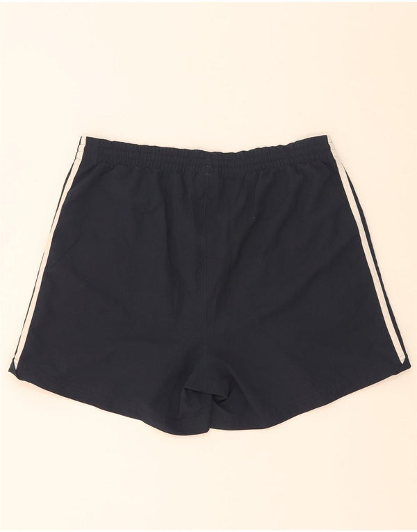 Pantaloncini sportivi da uomo Adidas Large blu navy in poliestere