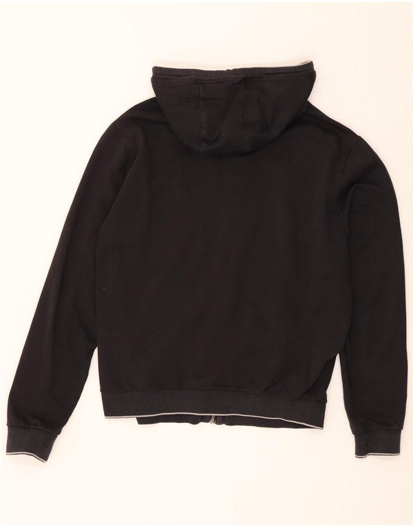 Polo Assn. Maglione con cappuccio e zip da uomo XL in cotone nero