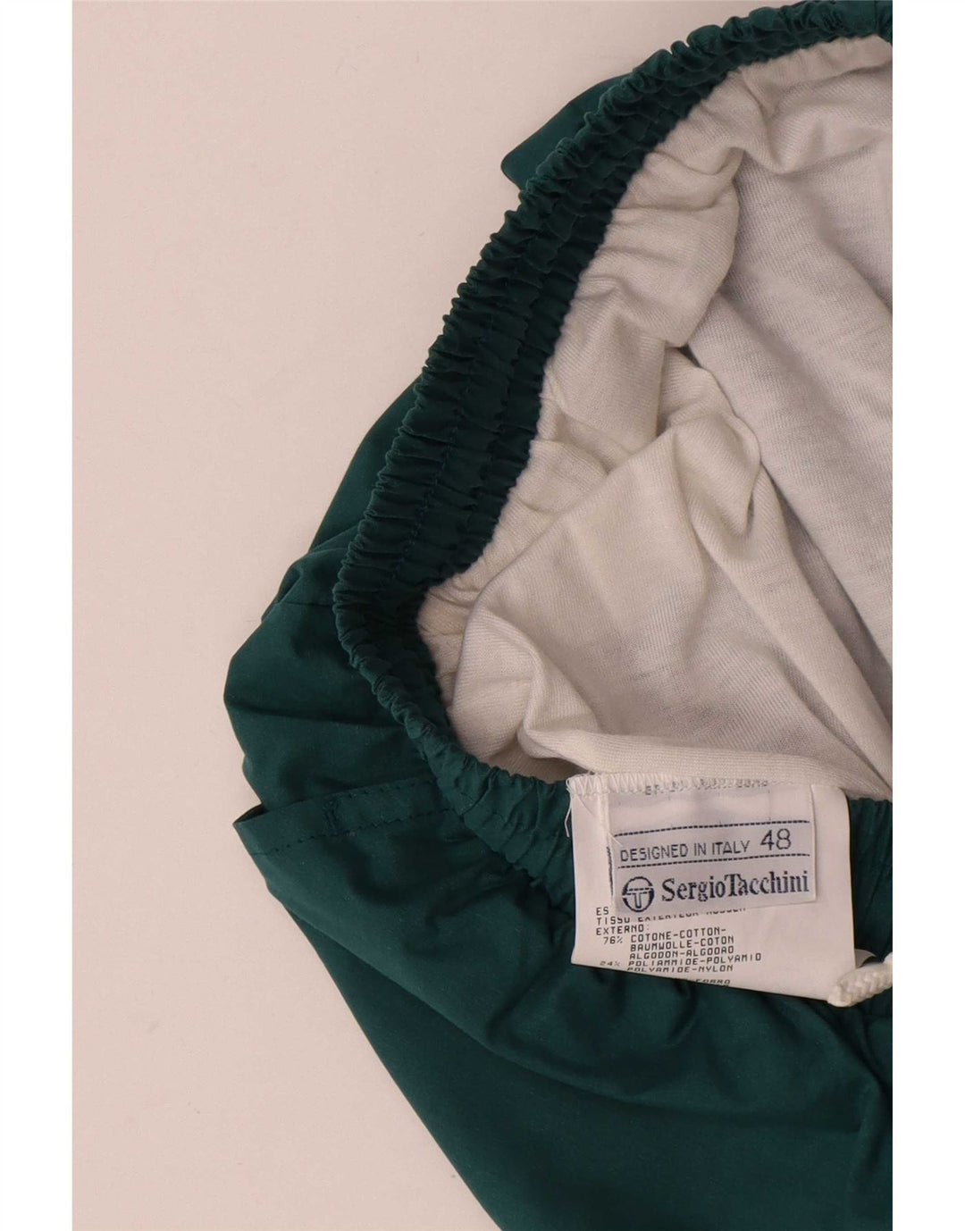 Pantaloni Tuta Uomo Sergio Tacchini Joggers IT 48 Cotone Verde Medio