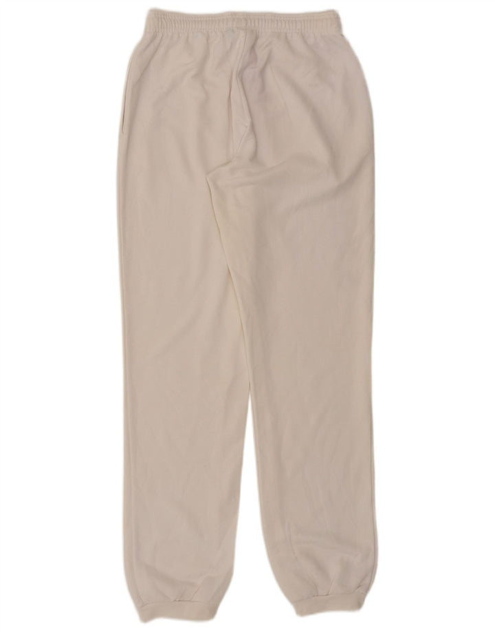 Asics Pantaloni da tuta da donna con grafica Joggers UK 8 Small Poliestere bianco