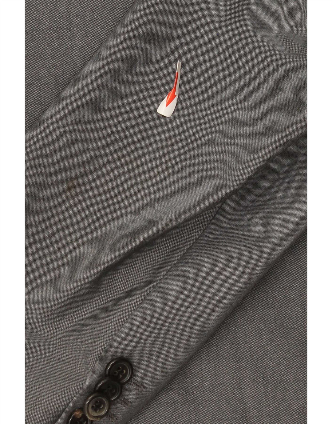 Giacca blazer a 2 bottoni da uomo Hugo Boss EU 48 lana grigio medio