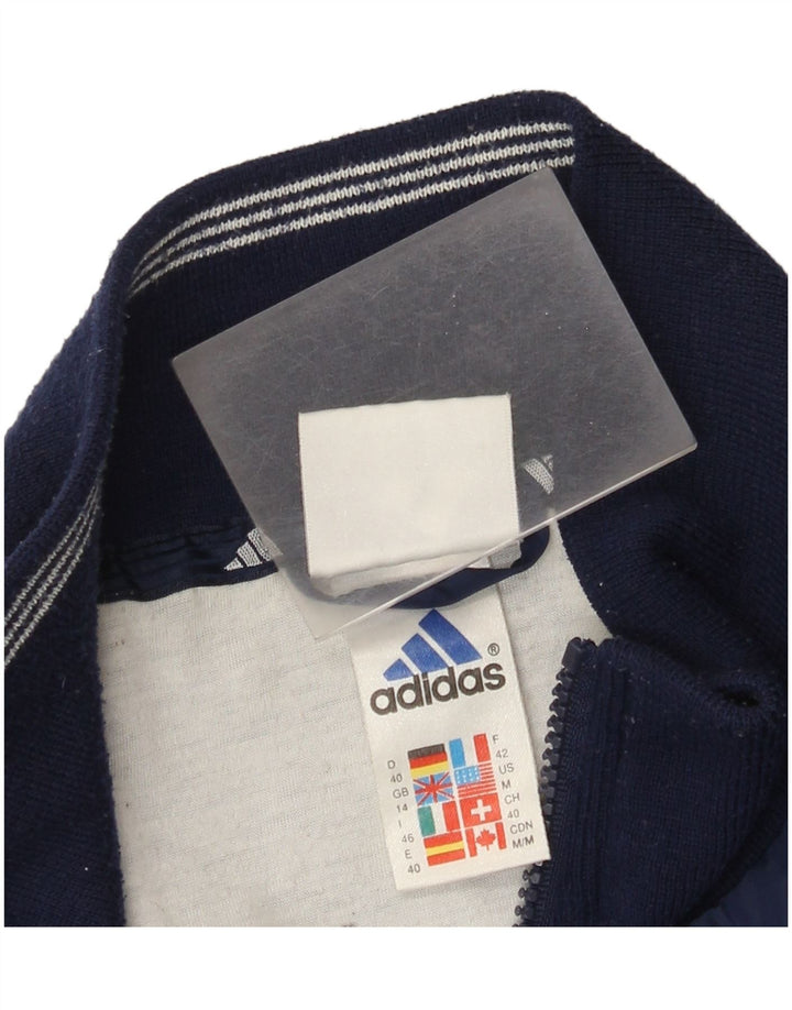 Giacca a vento oversize da donna Adidas UK 14 Medium Blu Navy Poliammide