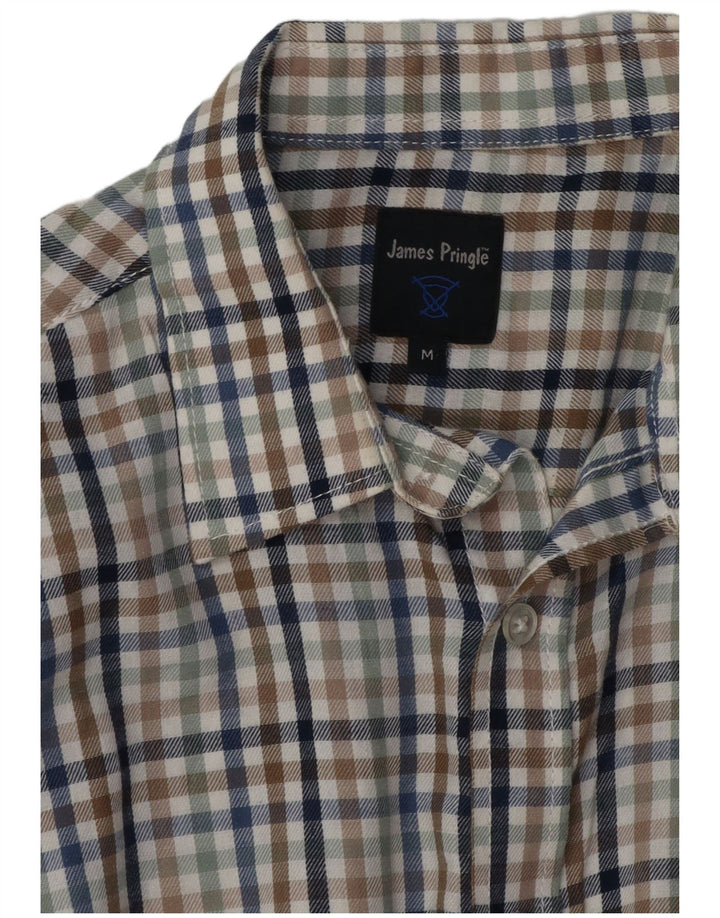 Camicia da uomo in flanella James Pringle a quadretti multicolore medio