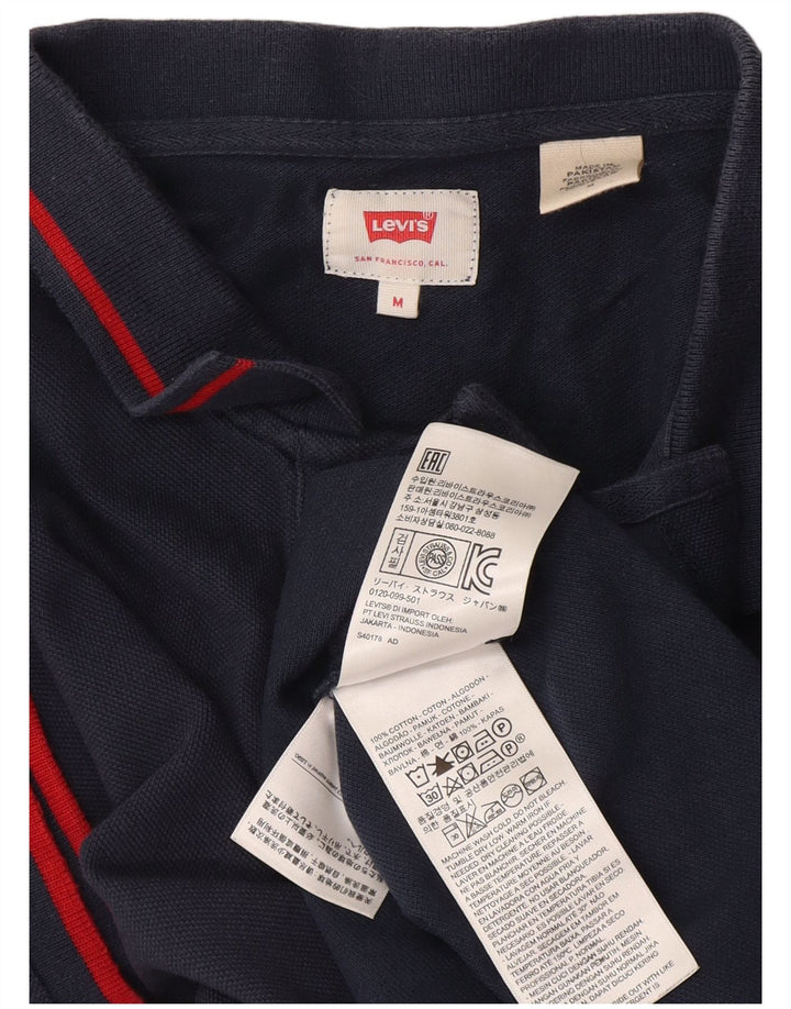Polo Levi's da uomo in cotone blu navy medio