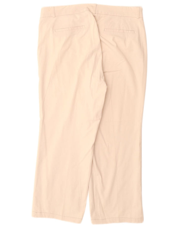 DOCKERS Pantaloni casual da donna Petite Crop US 12 Large W34 L26 Beige