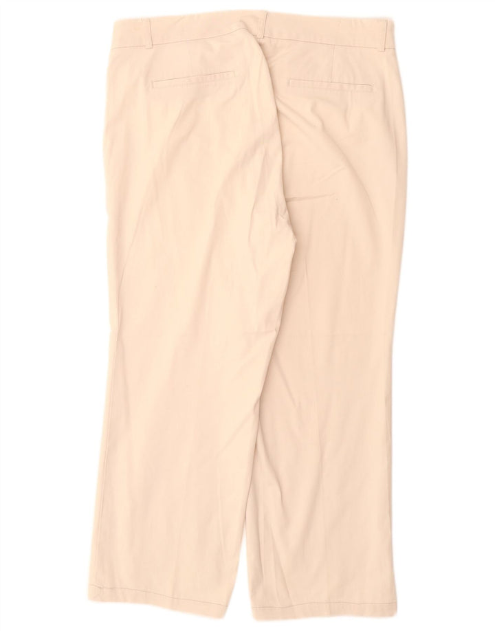 DOCKERS Pantaloni casual da donna Petite Crop US 12 Large W34 L26 Beige