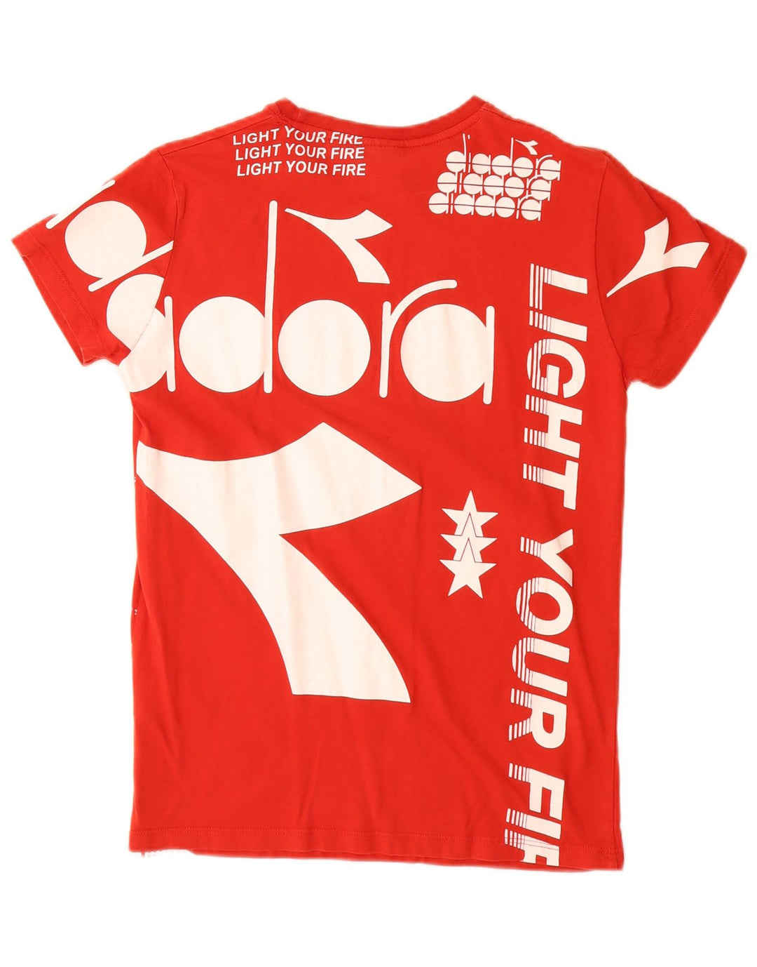 T-shirt grafica bambino Diadora Top 13-14 anni Rosso