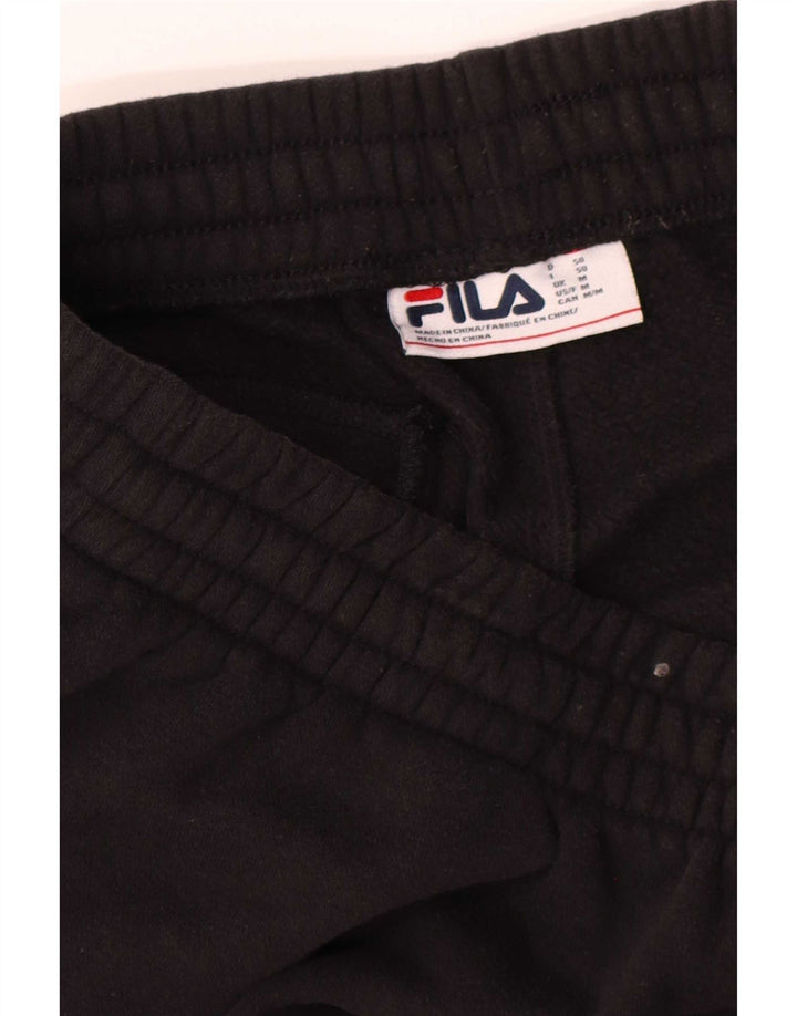 Pantaloni da tuta da uomo Fila Joggers medio cotone nero