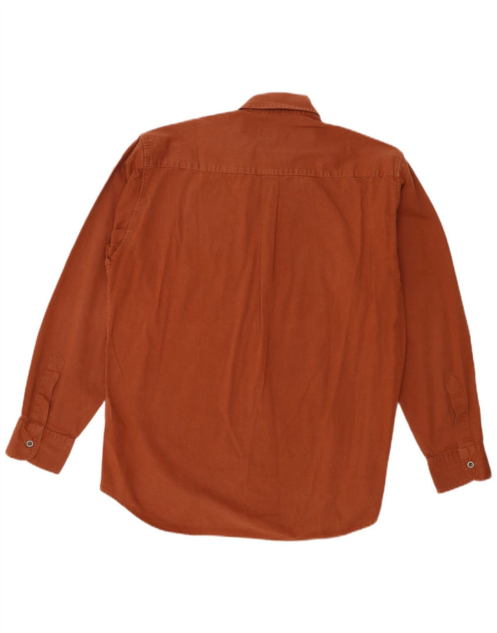 Camicia Carrera Uomo Large Marrone Cotone