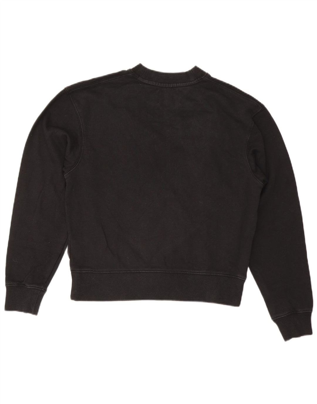 CALVIN KLEIN JEANS Felpa oversize da donna Maglione UK 6 XS Nero