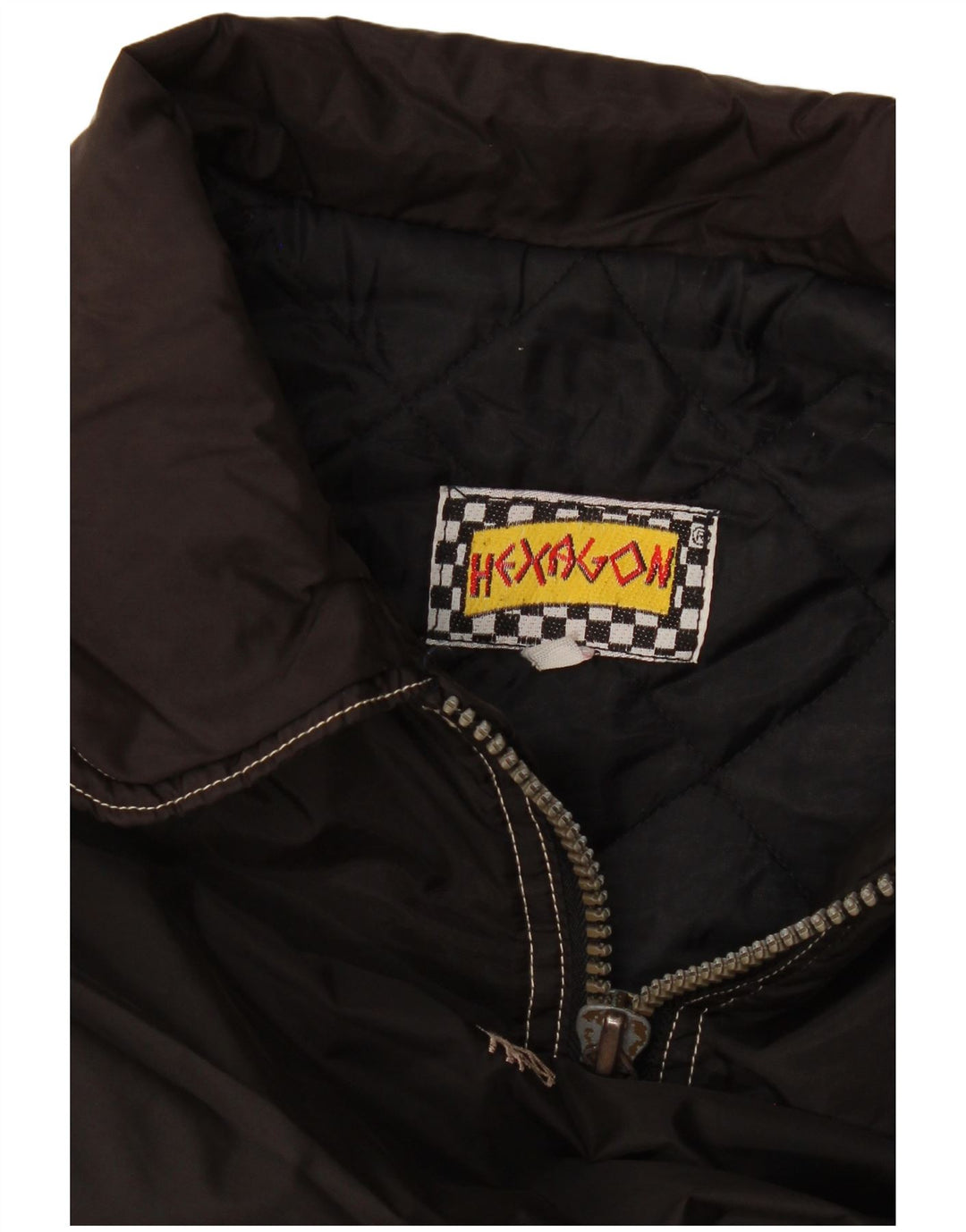 Giubbotto bomber vintage da uomo UK 42 XL nero