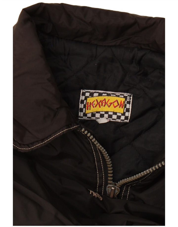 Giubbotto bomber vintage da uomo UK 42 XL nero