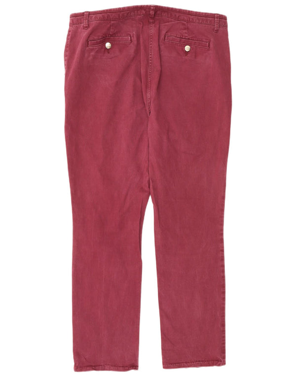 Pantaloni chino Marks & Spencer da donna Per Una UK 18 XL W36 L29 Borgogna