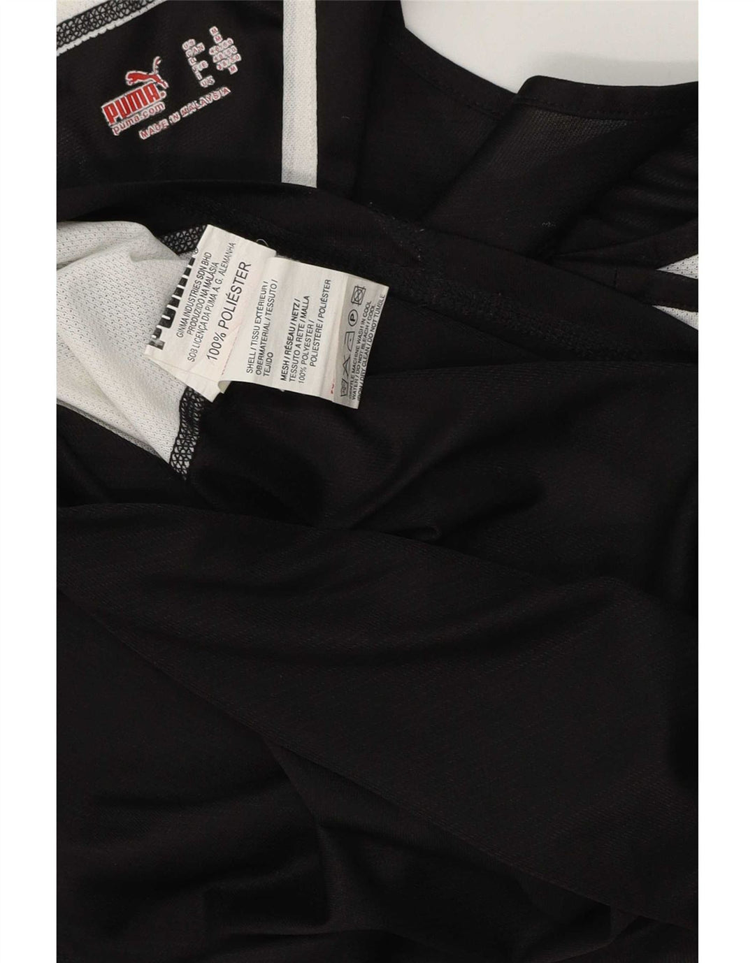Canotta da uomo Puma Medium Black Colourblock in poliestere