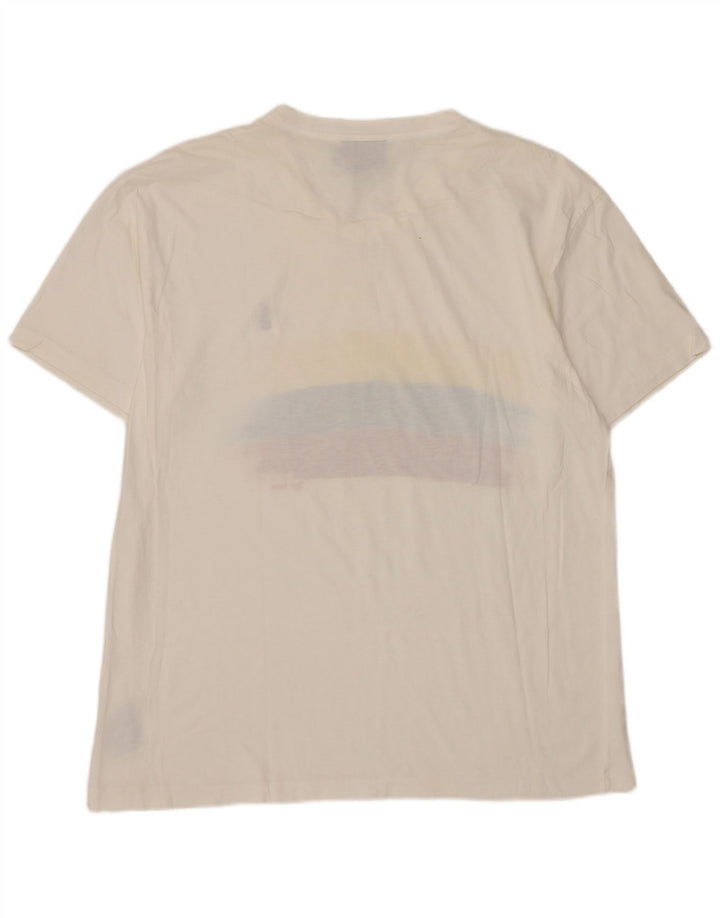 T-shirt grafica da uomo Polo Ralph Lauren Top in cotone bianco medio