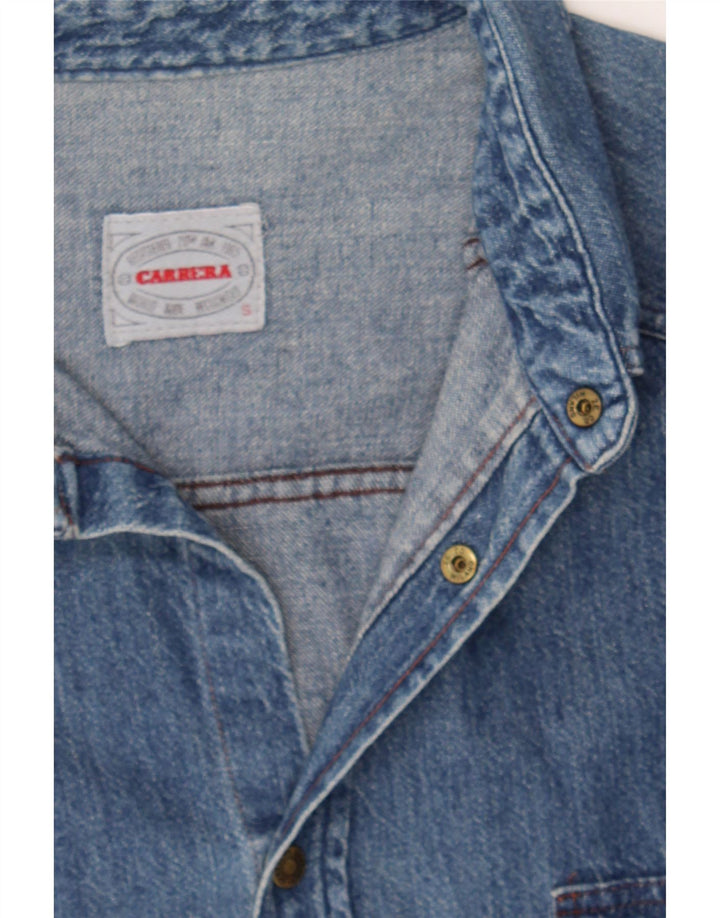 CARRERA Mens Denim Shirt Small Blue Vintage Carrera and Second-Hand Carrera from Messina Hembry 