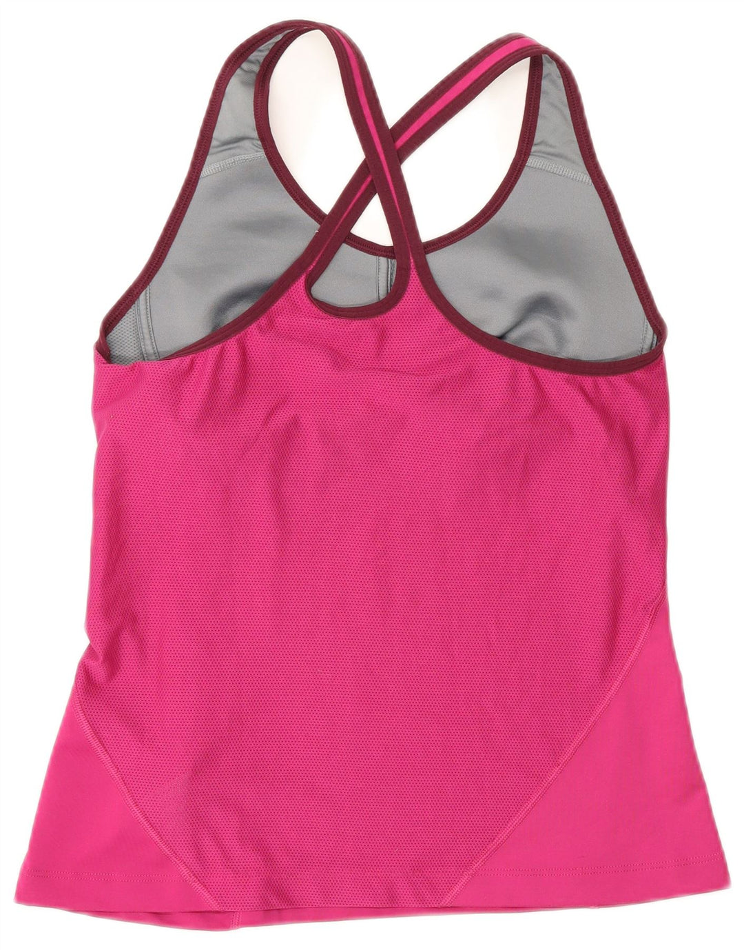 Canotta Nike Dri Fit da donna UK 14 grande rosa poliestere