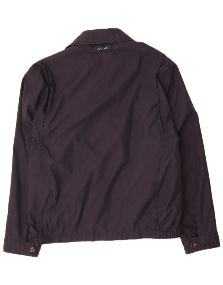 Giubbotto bomber da uomo Nautica UK 40 grande poliestere blu navy