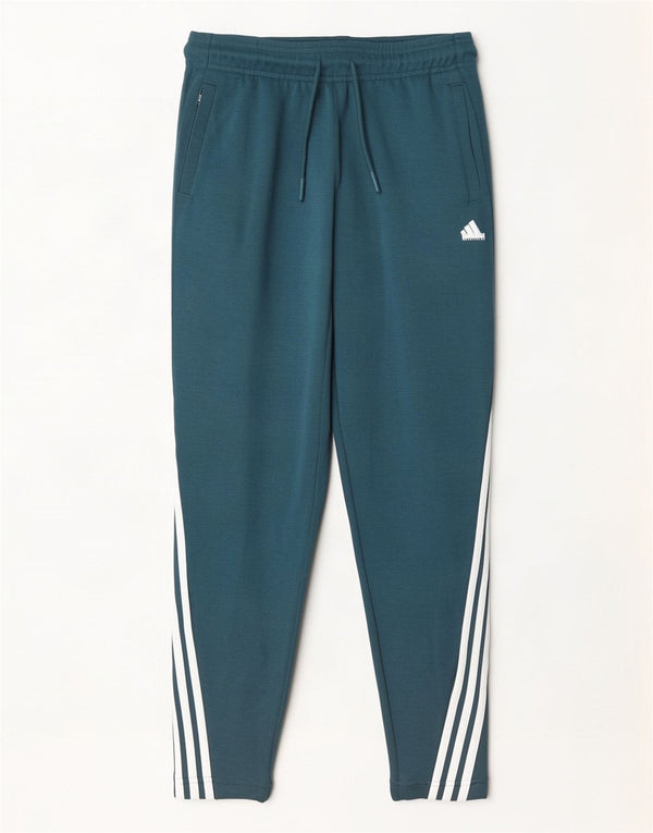Pantaloni Tuta Adidas Bambina 13-14 Anni Cotone Verde