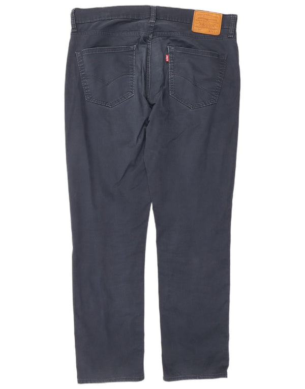 Levi's Uomo 511 Pantaloni casual dritti W34 L30 Cotone blu navy